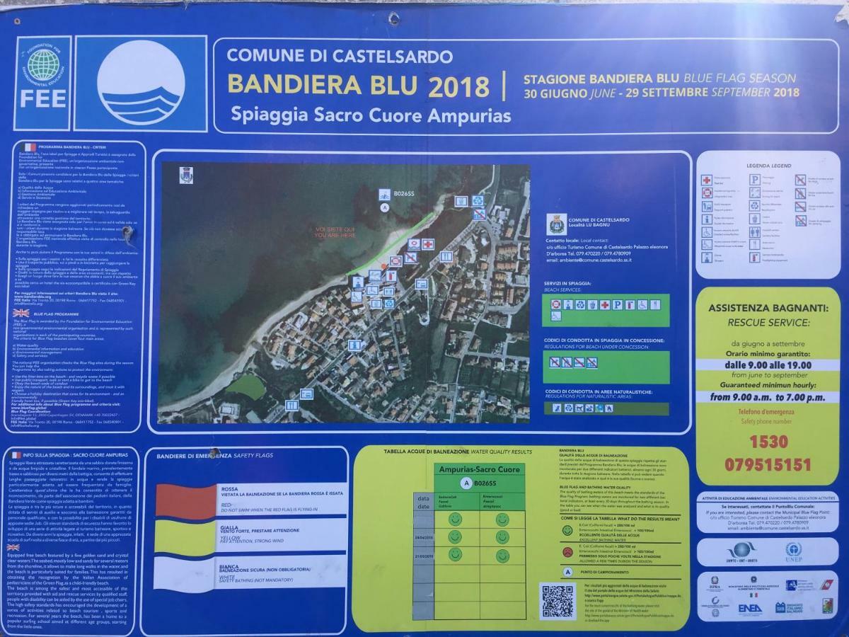 Apartament Victoria 150Mt From Beach Castelsardo Exteriör bild